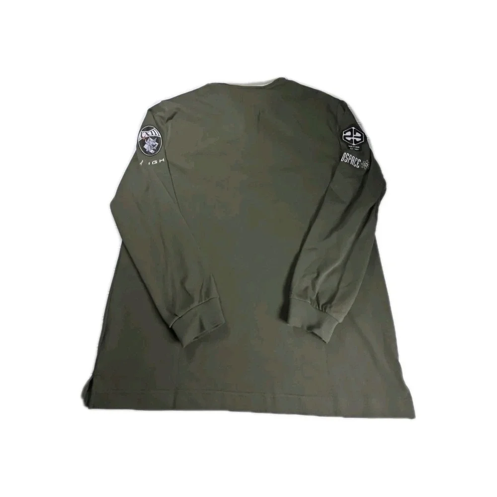 Jordan Essentials Men's Long-Sleeve Rugby Top  Cargo Khaki LARGE HF9323-325 NWT